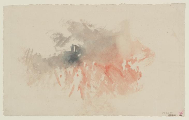 Joseph Mallord William Turner, ‘Vignette Study of a Battle or Fire, Possibly for Campbell's 'Poetical Works'’ c.1835-6