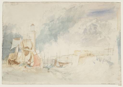 Joseph Mallord William Turner, ‘Study for Ramsgate’ c.1824-5