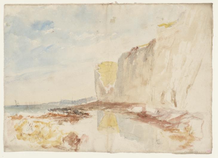 Joseph Mallord William Turner, ‘Cliffs, near Dieppe’ c.1826-7