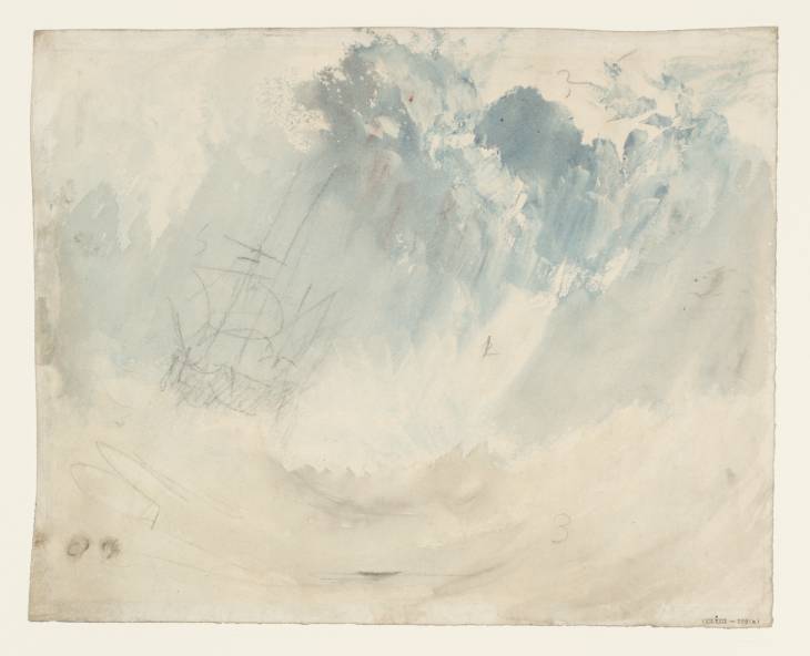 Joseph Mallord William Turner, ‘Ship in a Storm’ c.1823-6