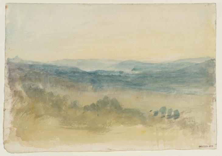 Joseph Mallord William Turner, ‘Brent Tor and the Lydford Valley, Devon’ c.1814-16