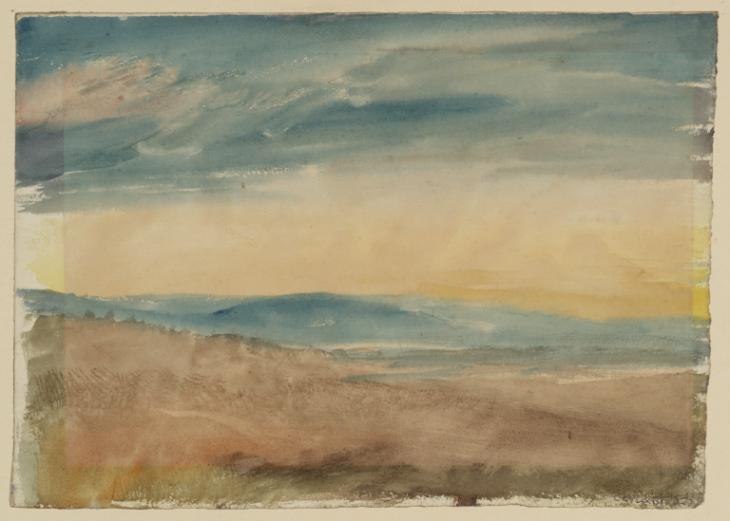Joseph Mallord William Turner, ‘?Dartmoor’ c.1814-16