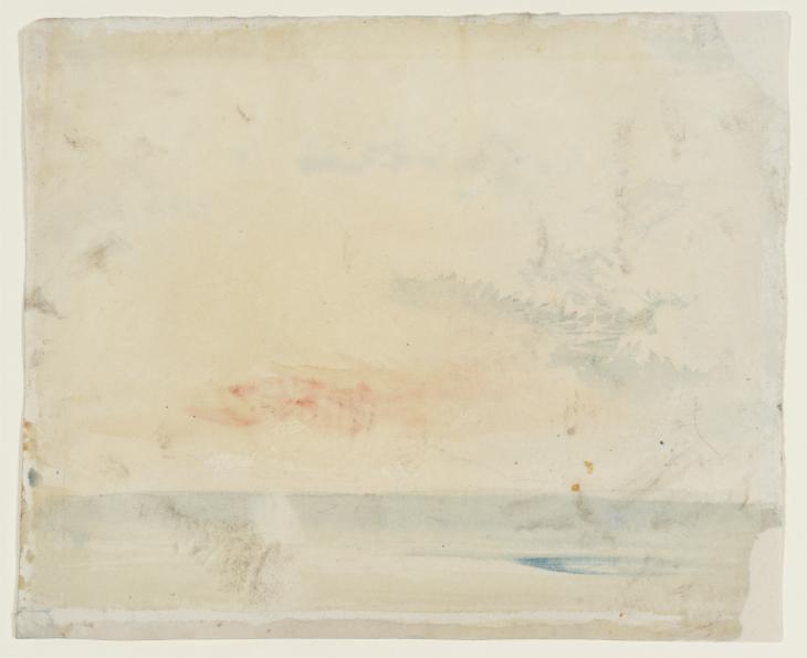 Joseph Mallord William Turner, ‘Sea and Sky, ?England’ c.1820-30