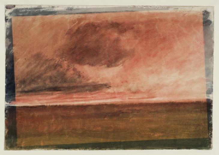 Joseph Mallord William Turner, ‘Heavy Clouds over a Landscape’ c.1820-40