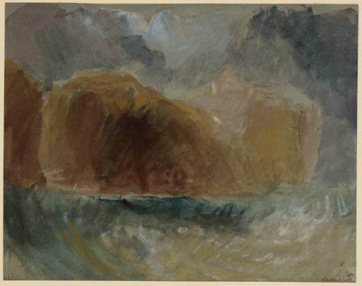 Joseph Mallord William Turner, ‘Tintagel Castle from the Sea’ c.1825