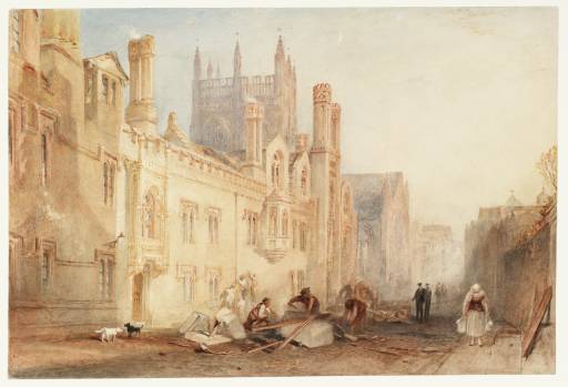 Joseph Mallord William Turner, ‘Merton College, Oxford’ c.1835-8
