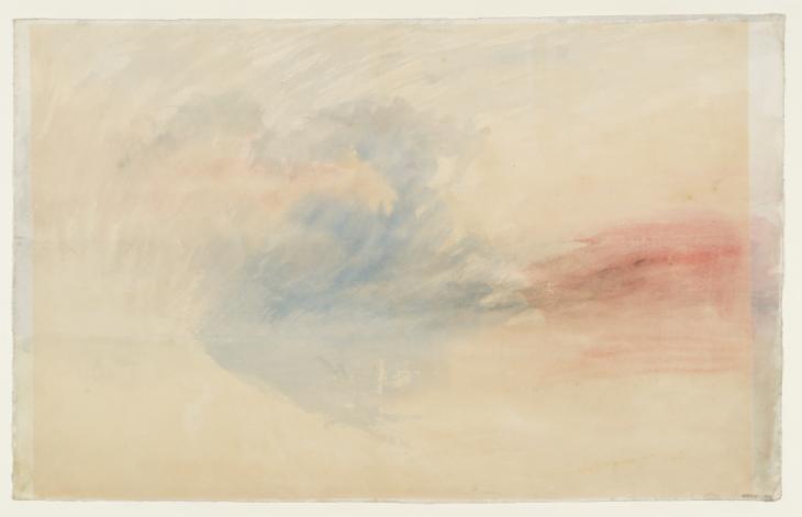 Joseph Mallord William Turner, ‘Clouds above Water at Dawn or Sunset’ c.1820-40