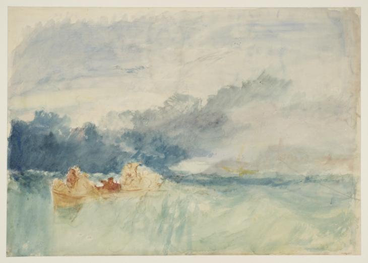 Joseph Mallord William Turner, ‘Folkestone from the Sea’ c.1822-4