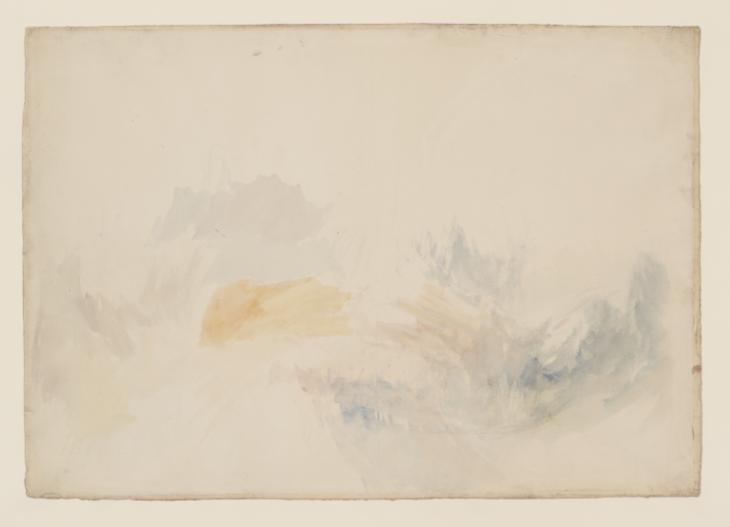 Joseph Mallord William Turner, ‘A Storm (Shipwreck)’ c.1822-3