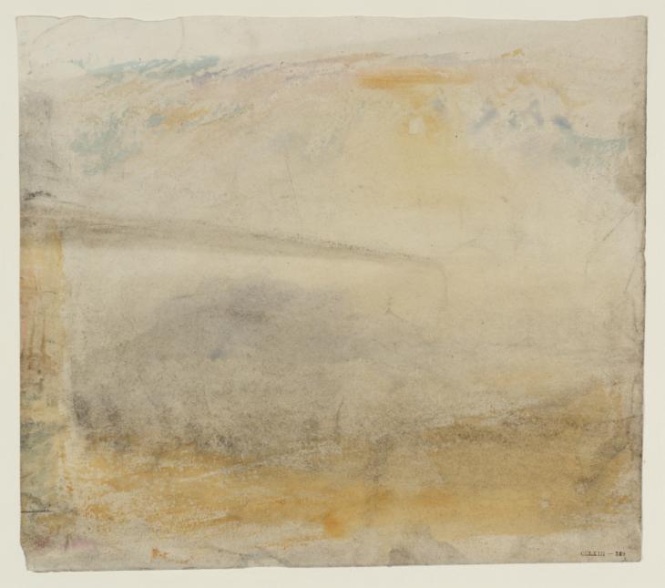 Joseph Mallord William Turner, ‘The Sun above a Landscape at Dawn or Sunset’ c.1820-40
