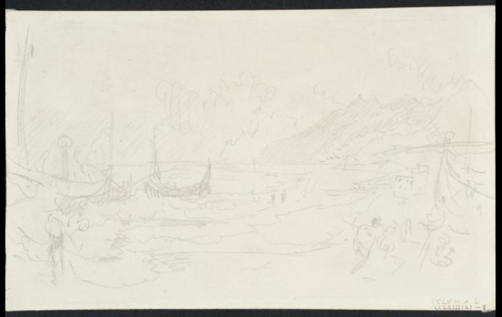 Joseph Mallord William Turner, ‘Coastal Terrain, ?South of France or Italy’ c.1820-30