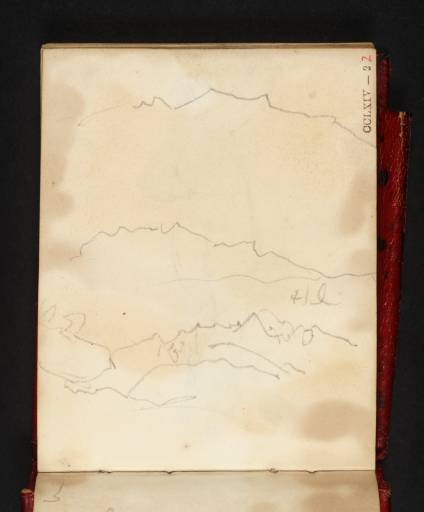 Joseph Mallord William Turner, ‘Distant Mountains’ 1831