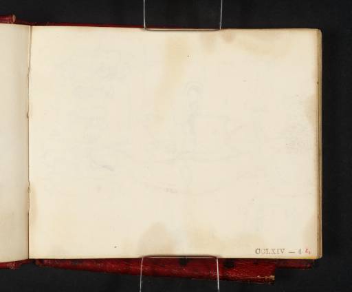 Joseph Mallord William Turner, ‘Blank’ c.1830-1 (Blank right-hand page of sketchbook)
