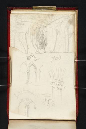 Joseph Mallord William Turner, ‘Architectural Details of Jedburgh Abbey’ 1831