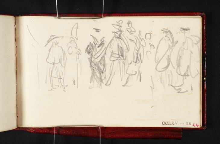 Joseph Mallord William Turner, ‘Sketches of Figures in Fancy Costume’ 1831