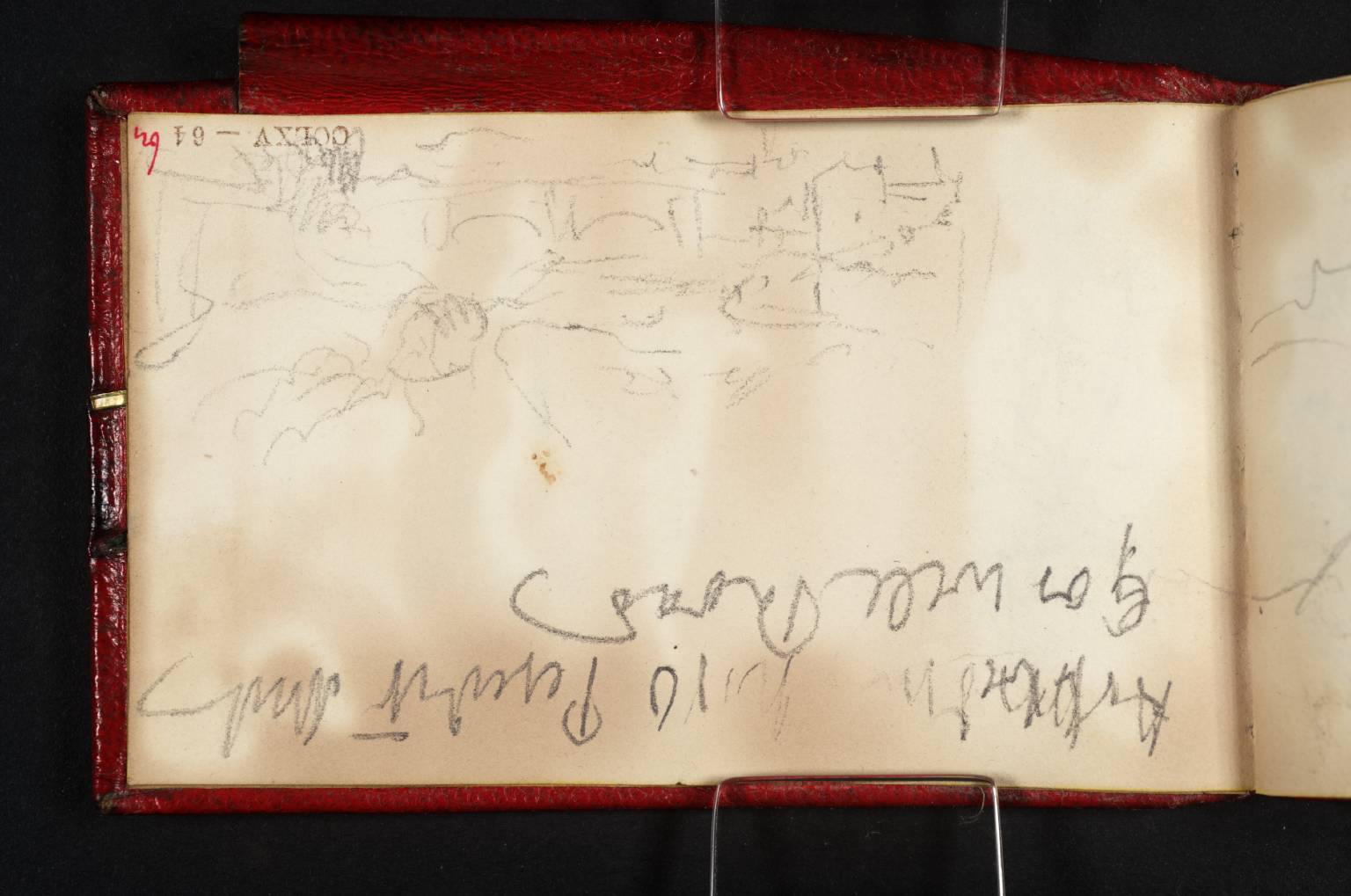 River with Bridge; An Inscription ‘Goswell Road’