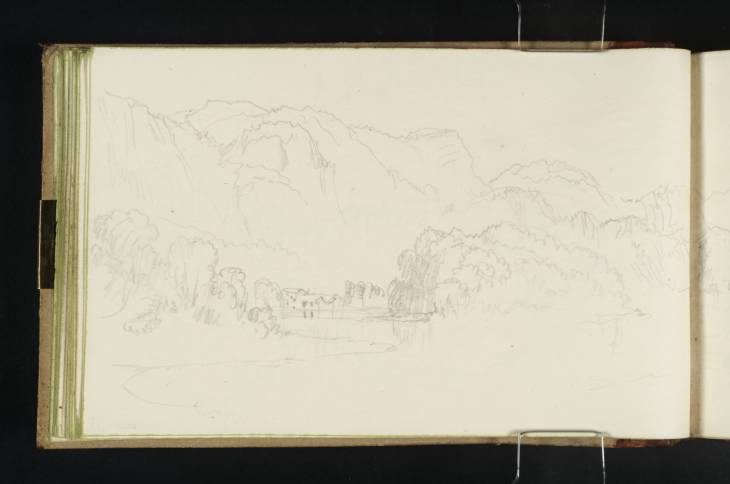 Joseph Mallord William Turner, ‘Southern End of Derwentwater with Lodore Falls Hotel’ 1831