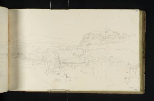 Joseph Mallord William Turner, ‘Castle or House on a Hill’ 1831