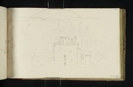 Joseph Mallord William Turner, ‘Caerlaverock Castle’ 1831