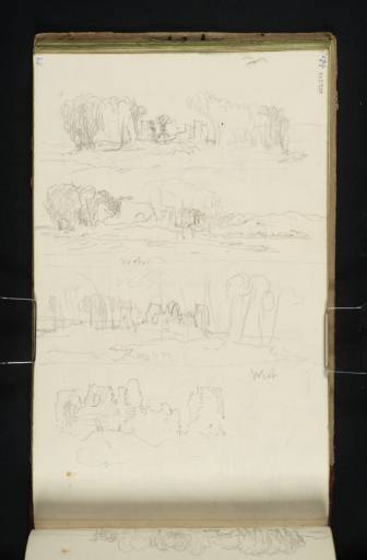Joseph Mallord William Turner, ‘Sketches of Lochmaben Castle, Near Lockerbie’ 1831