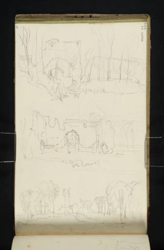 Joseph Mallord William Turner, ‘Sketches of Lochmaben Castle, Near Lockerbie’ 1831