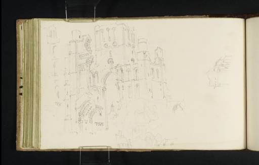 Joseph Mallord William Turner, ‘South-West Transept of Kelso Abbey’ 1831