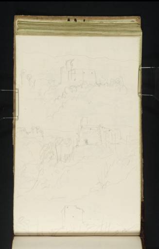 Joseph Mallord William Turner, ‘Three Sketches of Norham Castle’ 1831