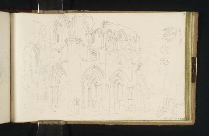 Joseph Mallord William Turner, ‘Ruins of Dryburgh Abbey’ 1831