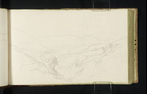 Joseph Mallord William Turner, ‘Eildon Hills and Melrose Vale’ 1831