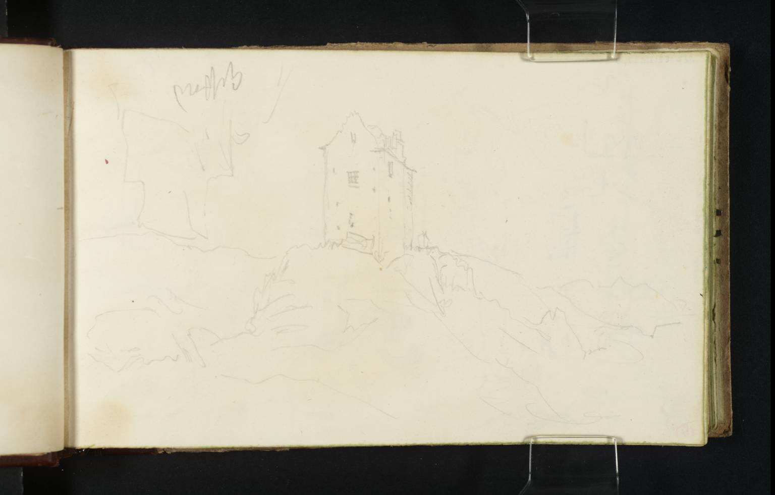 Smailholm Tower; and the Outline of ?Yester Castle