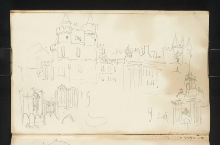 Joseph Mallord William Turner, ‘Sketches of Holyrood Palace and Holyrood Abbey, Edinburgh’ 1834