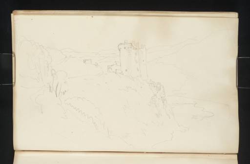 Joseph Mallord William Turner, ‘Neidpath Castle, Peebles, From the North’ 1834