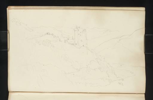 Joseph Mallord William Turner, ‘Neidpath Castle, Peebles, From the North-West’ 1834