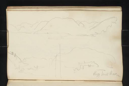 Joseph Mallord William Turner, ‘St Mary's Loch; and Altrive Farm (Eldinhope), Selkirkshire’ 1834