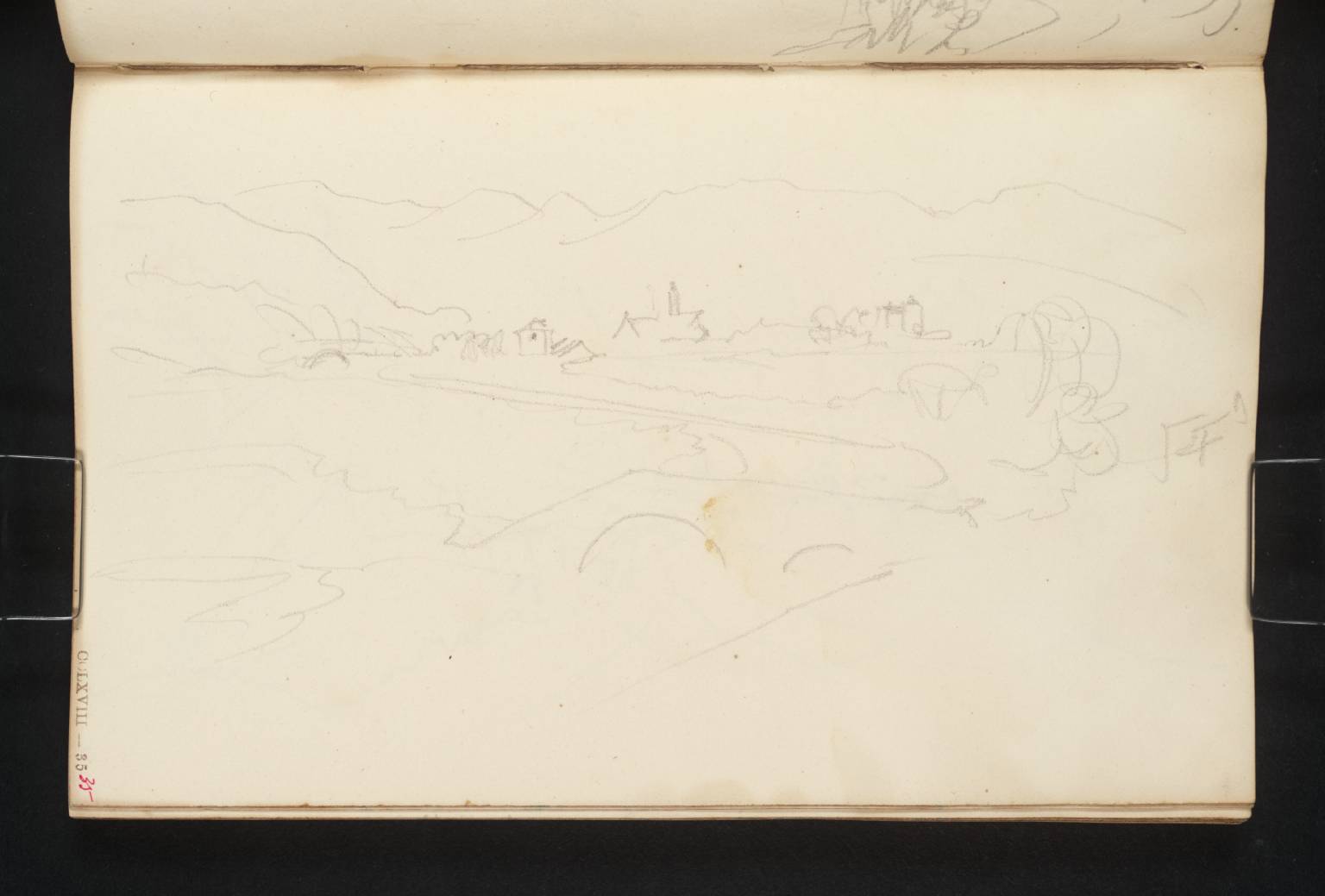 Deuchar Bridge with Yarrow Kirk and Bridge in the Background, Selkirkshire