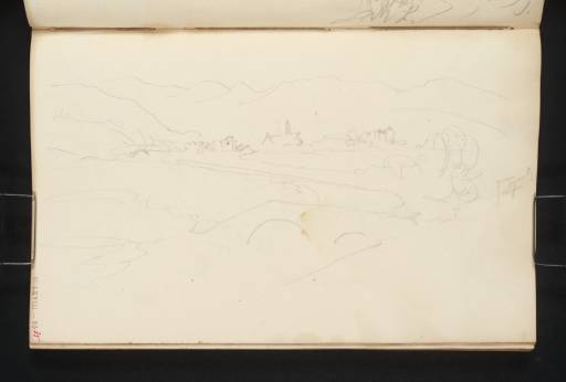 Joseph Mallord William Turner, ‘Deuchar Bridge with Yarrow Kirk and Bridge in the Background, Selkirkshire’ 1834