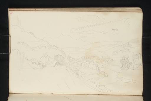 Joseph Mallord William Turner, ‘Galashiels with the Gala Water and Eildon Hill in the Distance’ 1834