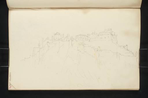 Joseph Mallord William Turner, ‘Edinburgh Castle from the North’ 1834