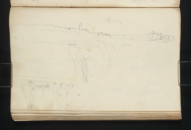 Joseph Mallord William Turner, ‘Coast of Kent; and Ships Sailing’ 1834