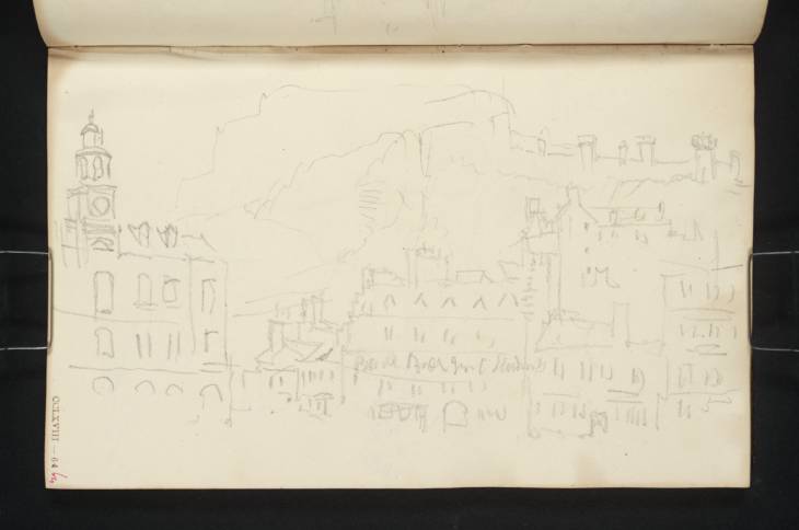 Joseph Mallord William Turner, ‘Edinburgh Castle from the Grassmarket’ 1834