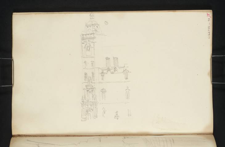 Joseph Mallord William Turner, ‘Heriot's Hospital, Edinburgh: The Clock Tower and Entrance’ 1834
