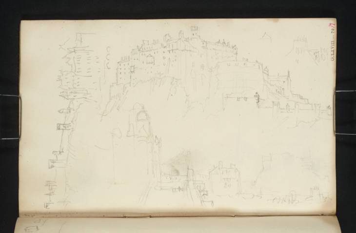 Joseph Mallord William Turner, ‘Edinburgh: The Castle, North Bridge and Heriot's Hospital’ 1834