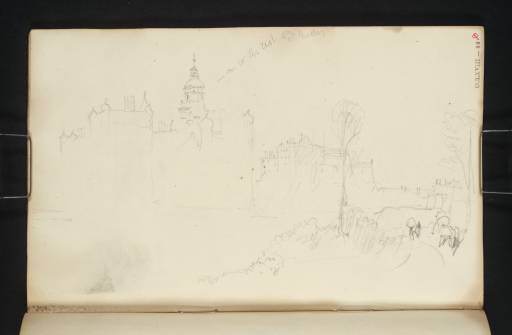 Joseph Mallord William Turner, ‘Heriot's Hospital and Edinburgh Castle’ 1834