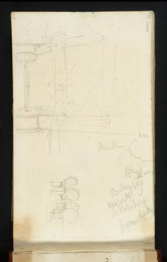 Joseph Mallord William Turner, ‘Diagrams or Sketches of Machinery; and a Sketch Map’ 1834