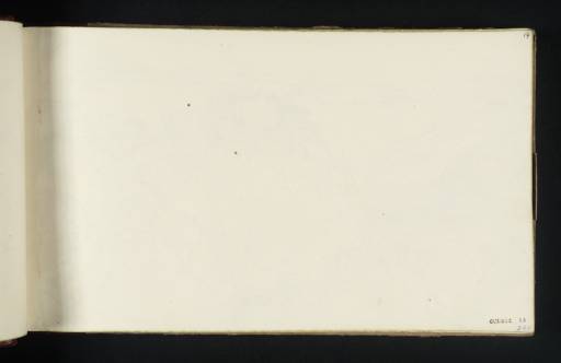 Joseph Mallord William Turner, ‘Blank’ 1831 (Blank right-hand page of sketchbook)