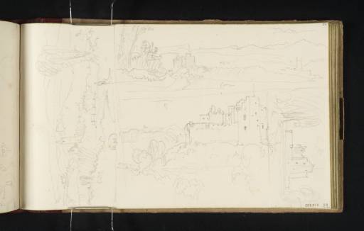Joseph Mallord William Turner, ‘Sketches of Dunblane Cathedral and Doune Castle’ 1834
