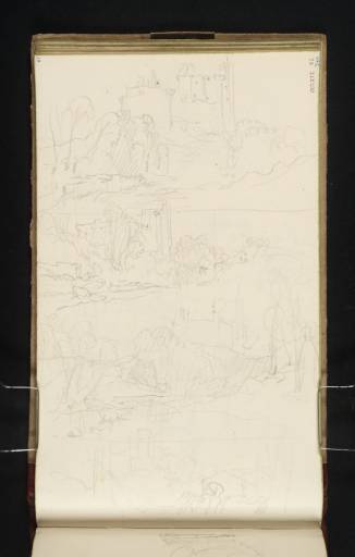 Joseph Mallord William Turner, ‘Four Sketches of Doune Castle’ 1834