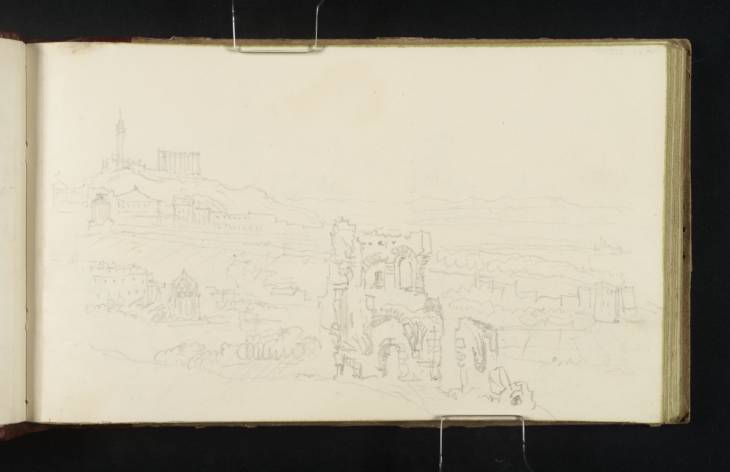 Joseph Mallord William Turner, ‘Edinburgh from St Anthony's Chapel, with Holyrood and Calton Hill’ 1834
