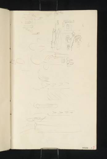 Joseph Mallord William Turner, ‘Sketches of Dunfermline Abbey Church’ 1831