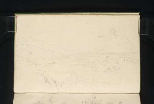 Joseph Mallord William Turner, ‘Carse of Stirling with Cambuskenneth Abbey and the Old and New Bridges’ 1831 and 1834